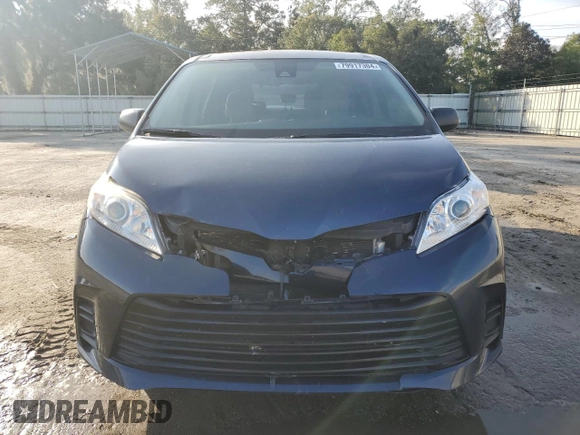 2019 Toyota Sienna L with VIN 5TDZZ3DC3KS015479, listed as a Copart auction lot 79917304 with 81,487 mi miles and Salvage Title. Bid and sale history available at carsss.com. Image 5.