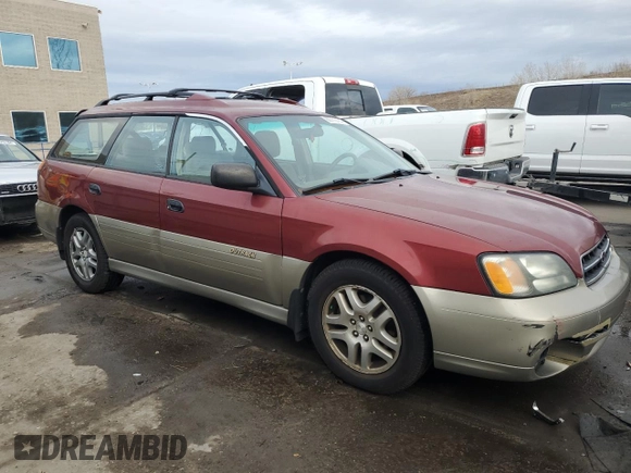 2002 Subaru Legacy Outback z VIN 4S3BH675X27630916, wystawiony jako Copart lot #86770184 z przebiegiem 165 965 mil mil oraz Szkoda całkowita • Salvage title. Historia ofert i sprzedaży dostępna na DreamBid. Obrazek 4.