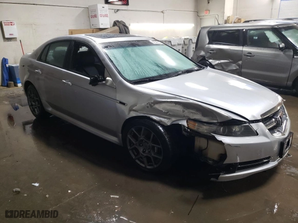 2007 Acura TL Type-S with VIN 19UUA76567A041331, listed as a Copart auction lot 87545105 with 179,721 mi miles and Salvage Title. Bid and sale history available at carsss.com. Image 4.