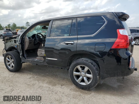 2012 Lexus GX 460 Premium with VIN JTJJM7FX8C5045942, listed as a Copart auction lot 55118005 with 183,005 mi miles and Salvage title. Bid and sale history available at DreamBid. Image 2.