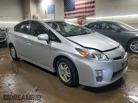 2010 Toyota Prius II with VIN JTDKN3DU6A0207518, listed as a Copart auction lot 50096585 with Not Provided miles and Salvage Title. Bid and sale history available at carsss.com. Image 4.
