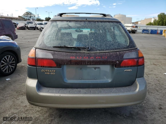 2002 Subaru Legacy Wagon Outback H6 L.L. Bean Edition with VIN 4S3BH806927634910, listed as a Copart auction lot 75510864 with 214,402 mi miles and Clean Title. Bid and sale history available at carsss.com. Image 6.
