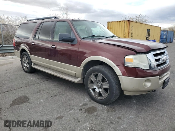 2009 Ford Expedition EL Eddie Bauer with VIN 1FMFK18519EB00906, listed as a Copart auction lot 46627875 with 213,878 mi miles and Clean Title. Bid and sale history available at carsss.com. Image 4.