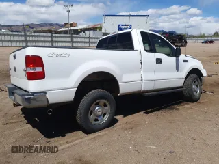 2005 Ford F-150 XL with VIN 1FTRF14W35NA57183, listed as a Copart auction lot 54779225 with Not provided miles and Salvage title. Bid and sale history available at DreamBid. Image 3.