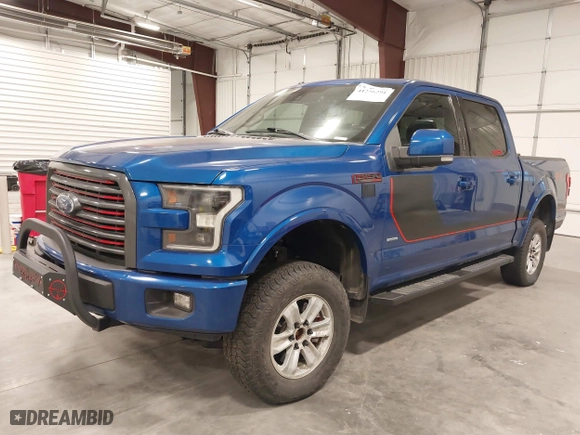 2017 Ford F-150 XL with VIN 1FTEW1EG3HFB09402, listed as a IAAI auction lot 41256291 with 117,731 mi miles. Bid and sale history available at carsss.com. Image 17.