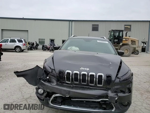 2018 Jeep Cherokee Limited with VIN 1C4PJMDX1JD570089, listed as a Copart auction lot 43408055 with 54,568 mi miles and Salvage Title. Bid and sale history available at carsss.com. Image 11.