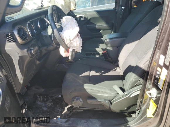 2020 Jeep Wrangler Unlimited Willys z VIN 1C4HJXDN0LW237426, wystawiony jako Copart lot #47174005 z przebiegiem 54 109 mil mil oraz Szkoda całkowita • Salvage title. Historia ofert i sprzedaży dostępna na DreamBid. Obrazek 7.