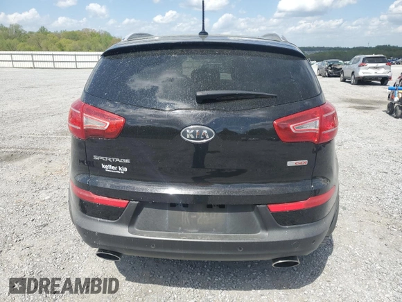 2012 Kia Sportage SX with VIN KNDPC3A63C7214602, listed as a Copart auction lot 51992515 with Not provided miles and Salvage title. Bid and sale history available at DreamBid. Image 6.