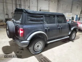 2021 Ford Bronco with VIN 1FMDE5BHXMLA73234, listed as a Copart auction lot 88997965 with 40,661 mi miles and Salvage Title. Bid and sale history available at DreamBid. Image 3.