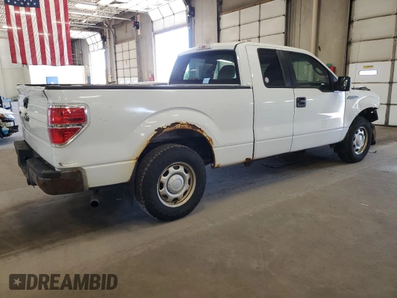 2010 Ford F-150 XL with VIN 1FTEX1CW7AKE77618, listed as a Copart auction lot 55766385 with 190,327 mi miles and Salvage title. Bid and sale history available at DreamBid. Image 3.