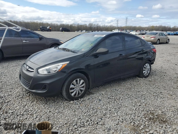 2016 Hyundai Accent SE with VIN KMHCT4AE5GU977073, listed as a Copart auction lot 49668995 with 0 mi miles and Salvage Title. Bid and sale history available at carsss.com. Image 1.