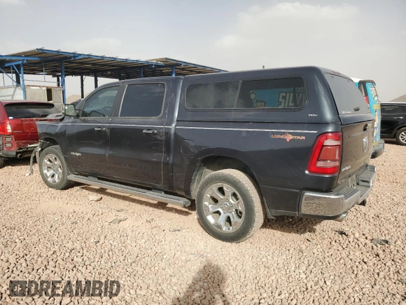 2020 Ram 1500 Big Horn with VIN 1C6SRFFM6LN201007, listed as a Copart auction lot 46459055 with 0 mi miles and Salvage Title. Bid and sale history available at carsss.com. Image 2.