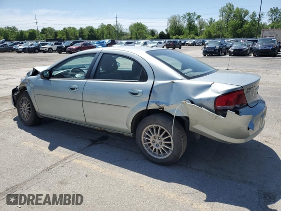 2006 Chrysler Sebring with VIN 1C3EL46X46N284497, listed as a Copart auction lot 57461725 with Not provided miles and Salvage title. Bid and sale history available at DreamBid. Image 2.