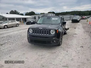 2016 Jeep Renegade Latitude with VIN ZACCJABW2GPC48952, listed as a Copart auction lot 72748224 with 68,722 mi miles and Salvage Title. Bid and sale history available at DreamBid. Image 12.