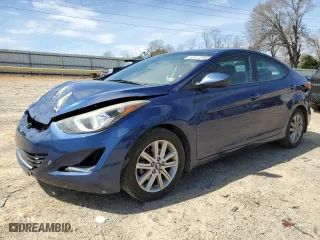 2015 Hyundai Elantra SE with VIN 5NPDH4AE1FH630357, listed as a Copart auction lot 50327355 with 114,596 mi miles and Salvage Title. Bid and sale history available at carsss.com. Image 1.