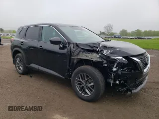 2023 Nissan Rogue S with VIN 5N1BT3AB2PC745774, listed as a Copart auction lot 56167075 with 22,710 mi miles and Salvage title. Bid and sale history available at DreamBid. Image 4.