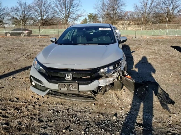 2021 Honda Civic Hatchback Sport with VIN SHHFK7H42MU419462, listed as a Copart auction lot 86806704 with 38,718 mi miles and Salvage Title. Bid and sale history available at carsss.com. Image 10.