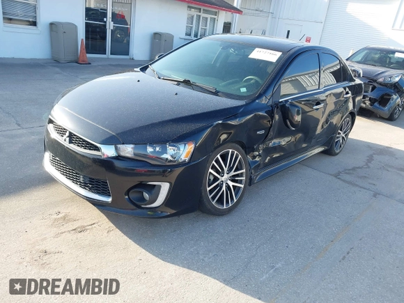 2017 Mitsubishi Lancer ES with VIN JA32V2FWXHU000916, listed as a IAAI auction lot 41727166 with 85,182 mi miles. Bid and sale history available at carsss.com. Image 17.