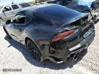 2023 Toyota GR Supra 3.0 with VIN WZ1DB0G02PW059934, listed as a Copart auction lot 61283444 with 12,027 mi miles and Salvage Title. Bid and sale history available at carsss.com. Image 2.