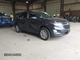 2018 Chevrolet Equinox LT z VIN 3GNAXSEV7JL367487, wystawiony jako IAAI lot #42228399 z przebiegiem 33 710 mil mil oraz . Historia ofert i sprzedaży dostępna na DreamBid. Obrazek 1.