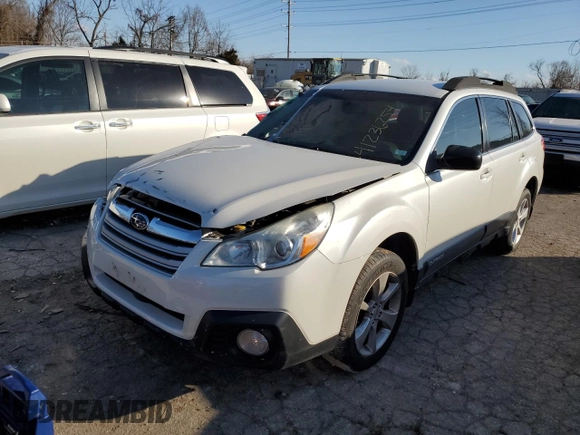 2014 Subaru Outback 2.5i with VIN 4S4BRCAC0E3301264, listed as a Copart auction lot 41236254 with 131,919 mi miles and Salvage title. Bid and sale history available at DreamBid. Image 1.