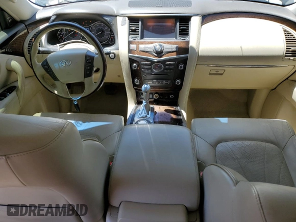 2014 Infiniti QX80 with VIN JN8AZ2NEXE9064208, listed as a Copart auction lot 57646125 with 181,361 mi miles and Clean title. Bid and sale history available at DreamBid. Image 8.