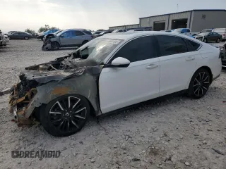2023 Honda Accord Touring с VIN 1HGCY2F86PA060546, выставлен на аукционе Copart как лот 59901855 с пробегом Не указан миль и На запчасти • Non repairable. История ставок и продаж доступна на DreamBid. Изображение 1.
