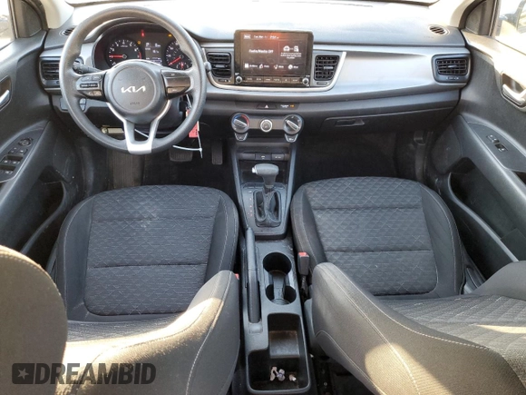 2022 Kia Rio LX with VIN 3KPA24AD3NE463594, listed as a Copart auction lot 48175795 with 22,446 mi miles and Salvage Title. Bid and sale history available at DreamBid. Image 8.