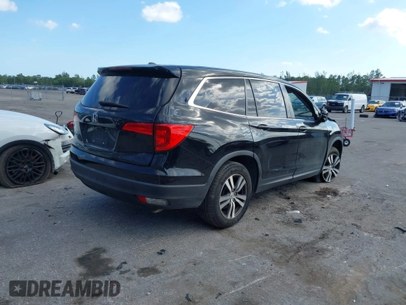 2018 Honda Pilot EX-L with VIN 5FNYF5H51JB025281, listed as a IAAI auction lot 41250845 with 1 mi miles. Bid and sale history available at carsss.com. Image 4.