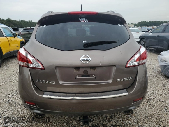 2012 Nissan Murano S with VIN JN8AZ1MU5CW120377, listed as a Copart auction lot 64497414 with 138,984 mi miles and Clean Title. Bid and sale history available at carsss.com. Image 6.