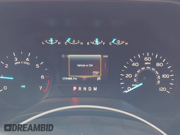 2018 Ford F-150 XL with VIN 1FTEW1C54JKD02494, listed as a IAAI auction lot 42024726 with 74,465 mi miles and . Bid and sale history available at DreamBid. Image 7.