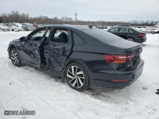 2019 Volkswagen Jetta GLI S with VIN 3VW5T7BU1KM189521, listed as a Copart auction lot 46860305 with 50,255 mi miles and Salvage Title. Bid and sale history available at carsss.com. Image 2.