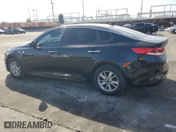 2016 Kia Optima LX with VIN 5XXGT4L38GG028477, listed as a Copart auction lot 46184195 with 80,024 mi miles and Salvage Title. Bid and sale history available at carsss.com. Image 2.