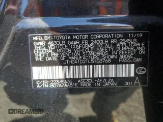 2020 Lexus IS with VIN JTHGA1D21L5103768, listed as a Copart auction lot 51865585 with 25,972 mi miles and Salvage Title. Bid and sale history available at carsss.com. Image 12.