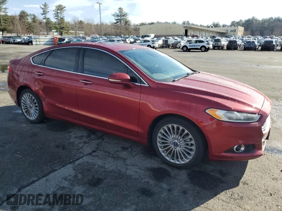 2013 Ford Fusion Titanium with VIN 3FA6P0D95DR130334, listed as a Copart auction lot 50046445 with 91,039 mi miles and Salvage Title. Bid and sale history available at carsss.com. Image 4.