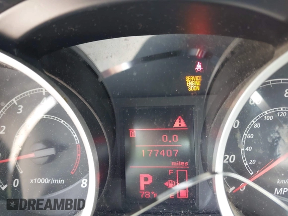 2012 Mitsubishi Lancer ES with VIN JA32U2FU1CU030090, listed as a IAAI auction lot 42493568 with 177,407 mi miles and . Bid and sale history available at DreamBid. Image 15.