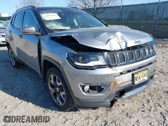 2018 Jeep Compass Limited with VIN 3C4NJDCB8JT246385, listed as a IAAI auction lot 40858204 with Not provided miles and . Bid and sale history available at DreamBid. Image 6.