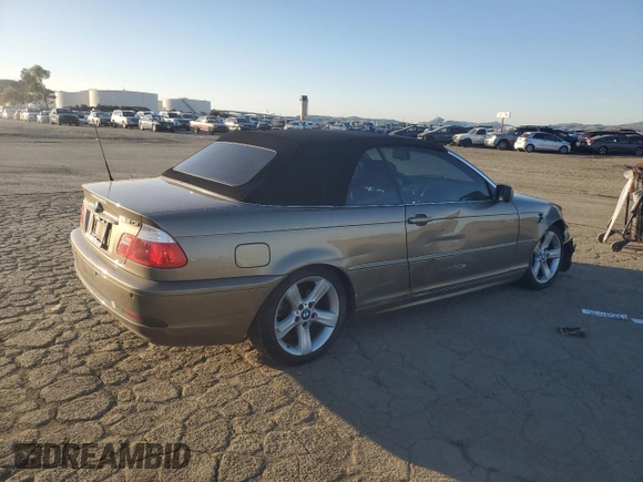 2006 BMW 3 Series 325Ci with VIN WBABW33426PX87764, listed as a Copart auction lot 44919615 with 111,471 mi miles and Salvage Title. Bid and sale history available at carsss.com. Image 3.