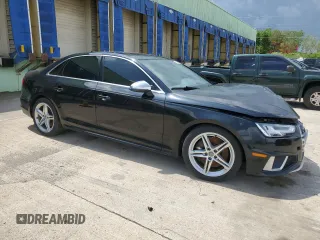 2019 Audi S4 Premium Plus z VIN WAUB4AF49KA033005, wystawiony jako Copart lot #55592395 z przebiegiem Nie podano mil oraz Tytuł czysty. Historia ofert i sprzedaży dostępna na DreamBid. Obrazek 4.