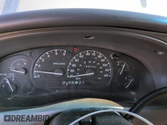 2002 Ford Ranger XL Fleet with VIN 1FTZR45E72PA98253, listed as a Copart auction lot 89013035 with 188,330 mi miles and Salvage Title. Bid and sale history available at DreamBid. Image 9.
