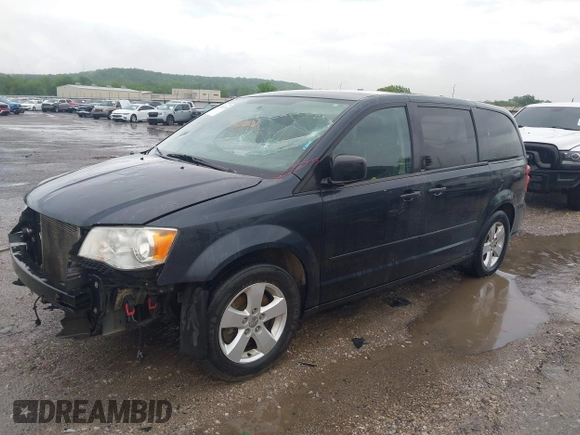 2013 Dodge Grand Caravan SE with VIN 2C4RDGBG8DR736291, listed as a IAAI auction lot 42161396 with Not Provided miles and . Bid and sale history available at DreamBid. Image 2.