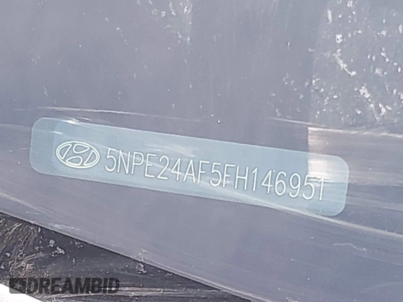 2015 Hyundai Sonata SE z VIN 5NPE24AF5FH146951, wystawiony jako IAAI lot #42037719 z przebiegiem 100 784 mil mil oraz . Historia ofert i sprzedaży dostępna na DreamBid. Obrazek 9.