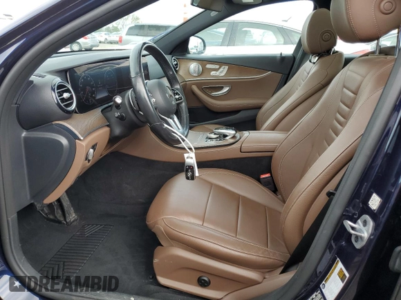 2020 Mercedes-Benz E 350 with VIN WDDZF8EB6LA713083, listed as a Copart auction lot 54484465 with 58,320 mi miles and Salvage Title. Bid and sale history available at DreamBid. Image 7.