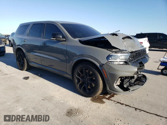 2023 Dodge Durango SRT Hellcat Premium with VIN 1C4SDJH91PC585475, listed as a Copart auction lot 82422984 with 6,195 mi miles and Salvage Title. Bid and sale history available at DreamBid. Image 4.