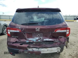 2021 Honda Pilot EX-L with VIN 5FNYF6H51MB060655, listed as a Copart auction lot 46318785 with Not Provided miles and Salvage Title. Bid and sale history available at DreamBid. Image 6.