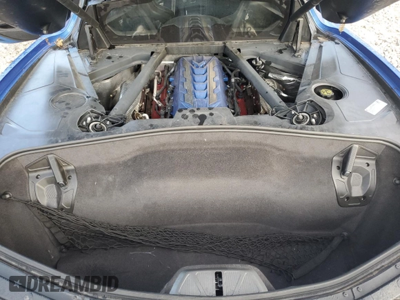 2021 Chevrolet Corvette 2LT with VIN 1G1YB2D43M5121211, listed as a Copart auction lot 74341234 with 12,074 mi miles and Salvage Title. Bid and sale history available at carsss.com. Image 12.