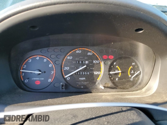 2001 Honda CR-V EX with VIN JHLRD17611S027292, listed as a Copart auction lot 47496765 with 112,358 mi miles and Salvage Title. Bid and sale history available at carsss.com. Image 9.