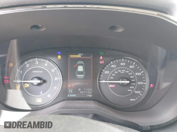 2020 Subaru Impreza with VIN 4S3GTAB66L3733864, listed as a IAAI auction lot 42135432 with 50,719 mi miles and . Bid and sale history available at DreamBid. Image 7.