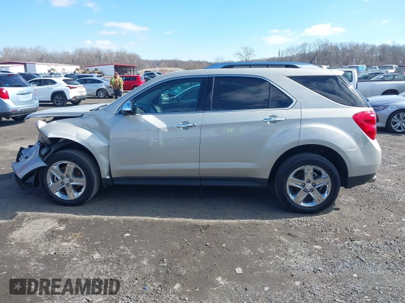 2015 Chevrolet Equinox LTZ with VIN 2GNFLHE33F6147763, listed as a IAAI auction lot 41631330 with 62,571 mi miles. Bid and sale history available at carsss.com. Image 14.