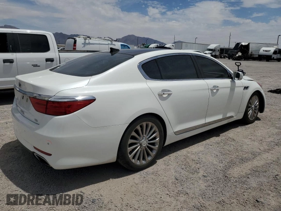 2017 Kia K900 Luxury z VIN KNALW4D4XH6035683, wystawiony jako Copart lot #55470545 z przebiegiem 93 275 mil mil oraz Szkoda całkowita • Salvage title. Historia ofert i sprzedaży dostępna na DreamBid. Obrazek 3.